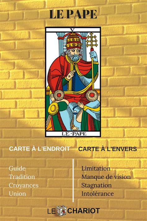 carte du pape tarot|Le Pape au tarot : signification. Quel enseignement。